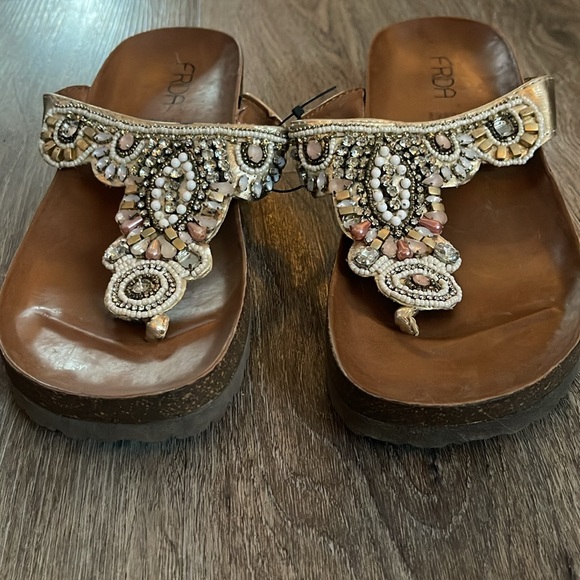 Frida Sparkly Sandals Size 8 - Picture 4 of 11
